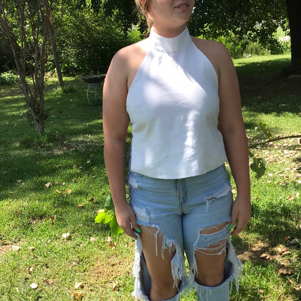 White sexy  shirt